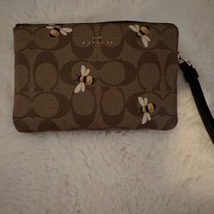 Bumblebee Coach Wristlet
